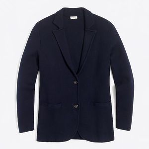 J Crew Navy Sweater Blazer - Brand New with tag
